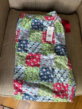 Vineyard Vines Patchwork Holiday Pajama Pants - Red, Green, Blue